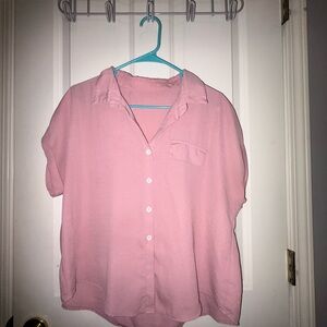 Pink Button-Up Shirt